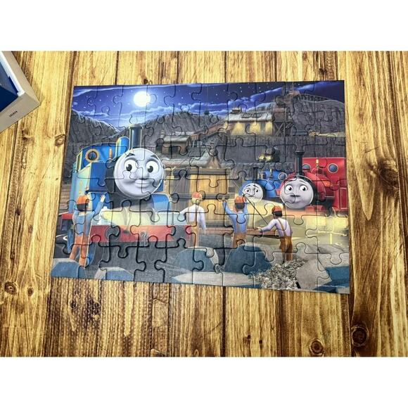 Ravensburger Thomas Night Work Glow Dark Puzzle 60pc complete - Picture 4 of 6